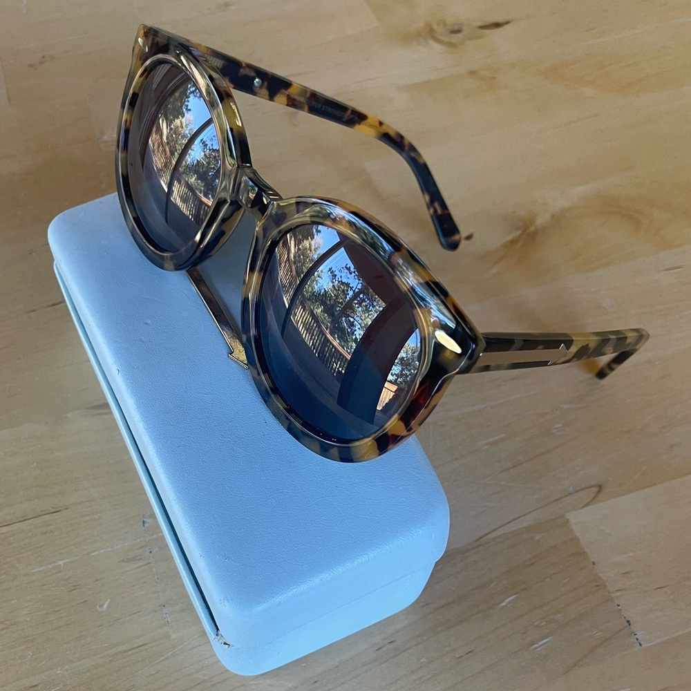 Karen Walker Super Duper Strength Sunglasses - Crazy Tortoise - Picture 6 of 11